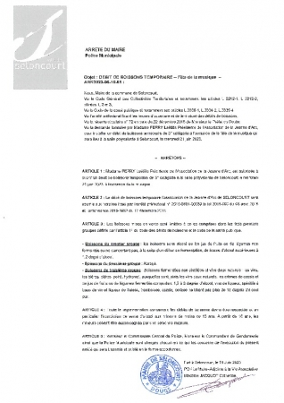 ARR2023-06-16-69 Autorisation de débit de boissons temporaire Fête de la musique - Jeanne d'arc
