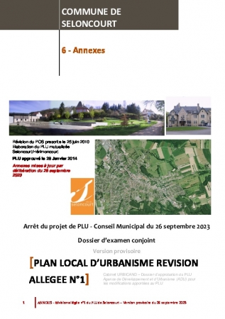 6 et 6.5_Annexes et SIS