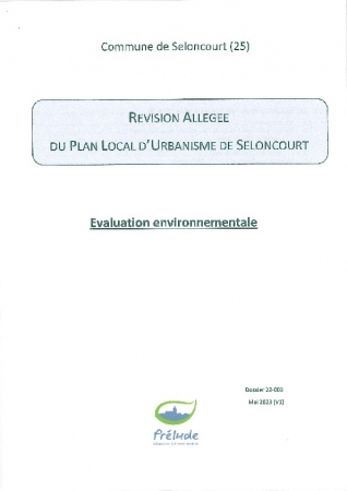 Evaluation environnementale