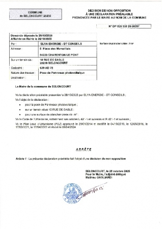 DP 25 00097 ELYA ENERGIE