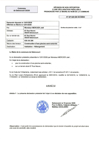 DP 26 00002 MERCIER Joël