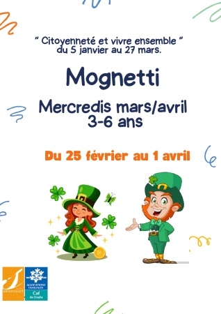 Planning mars avril 2026 Mognetti