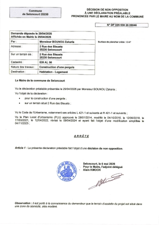 DP 26 00046 BOUNOU Zakaria