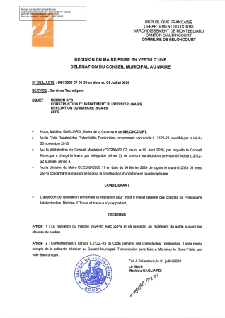 DEC20260701-39 RESILIATION MARCHE 2024 05 2SPS