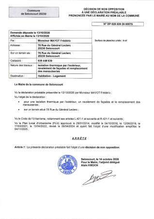 DP 26 00075 MAYOT Frédéric