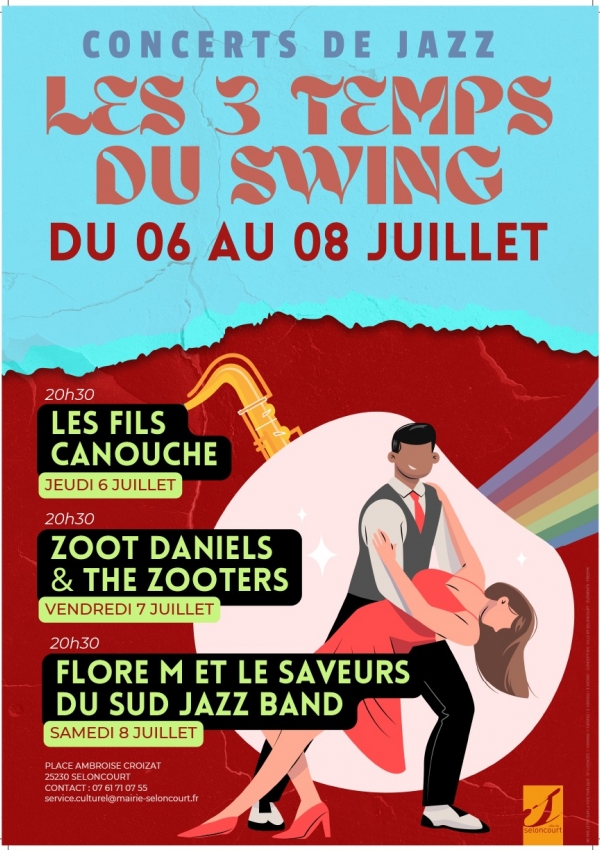 Festival "Les Trois Temps du Swing", concert Les Fils Canouche