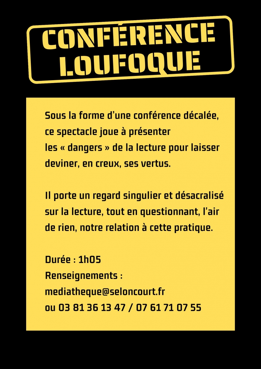Flyer nuit lecture